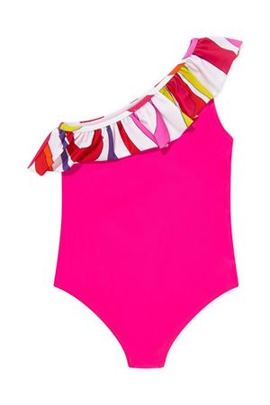 fucsia polyamide swimsuit EMILIO PUCCI KIDS | PWCA19Z055950L